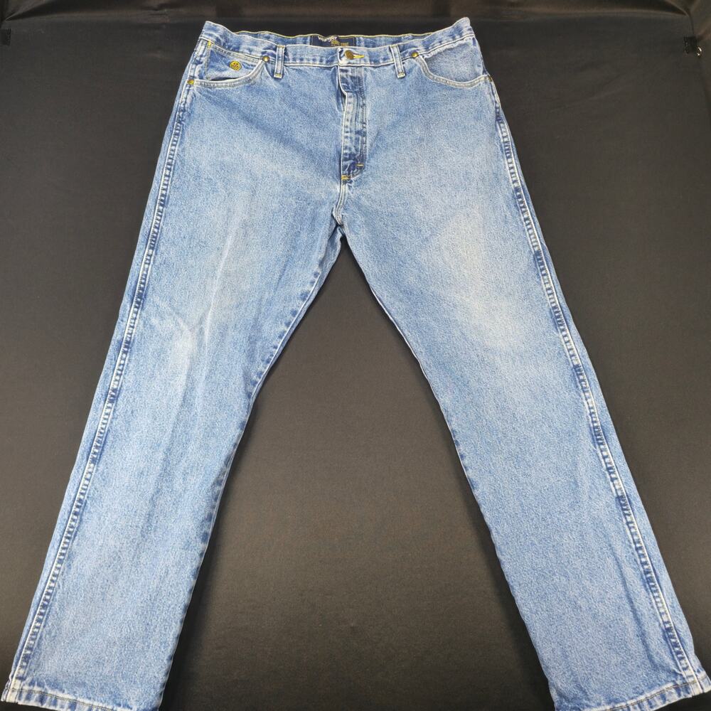 Wrangler George Strait Collection Jeans Mens 40x32 Blue Straight Leg Denim Pants